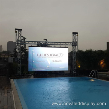 P3.91 Evento de escenario de pantalla LED gigante de alquiler al aire libre